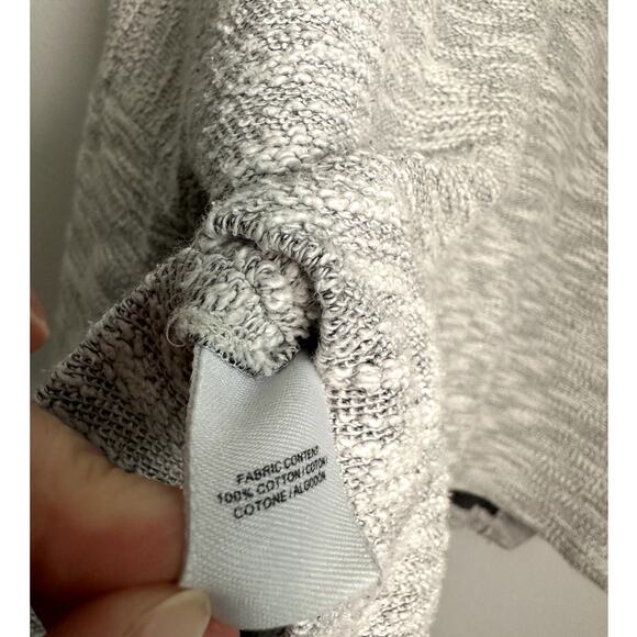 Derek Lam 10 Crosby Gray Textured Cropped Shirt Size Small - Picture 5 of 8